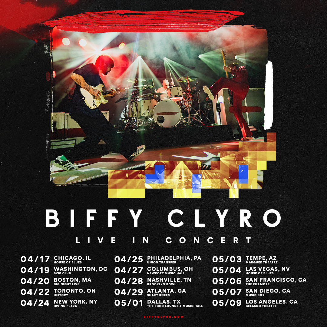 BIFFY CLYRO ANNOUNCE ALBUM/TOUR/DOCUMENTARY HardDrive Radio